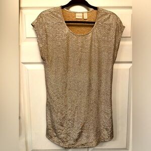 Chico’s  gold blouse size 0